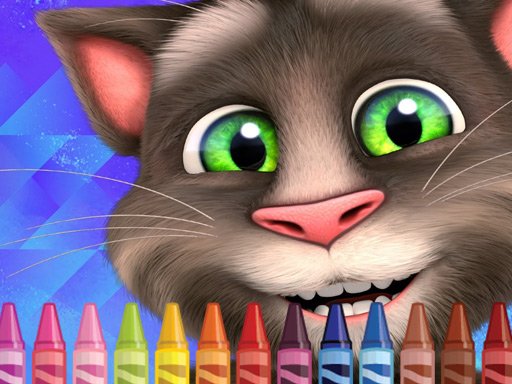 4GameGround - Talking Tom Coloring Online