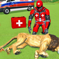 Animals Rescue Game Doctor Robot 3D