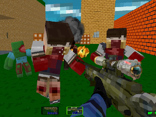 Blocky Combat Swat Zombie Survival 2022 Online