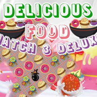 Delicious Food Match 3 Deluxes