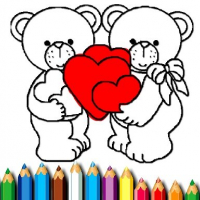 Happy Valentines Day Coloring