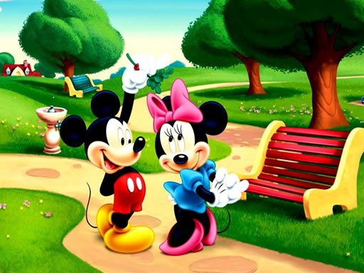 Mickeys Club House Jigsaw Online