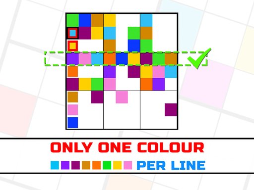 Only 1 color per line Online