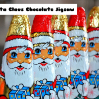 Santa Claus Chocolate Jigsaw